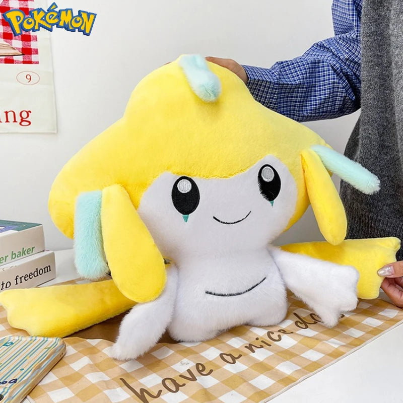 30-75CM Big Size Pokémon Jirachi Plushies Cartoon Anime Peluche Comfortable Soft Doll Kawaii Ornament Children's Toy Gifts