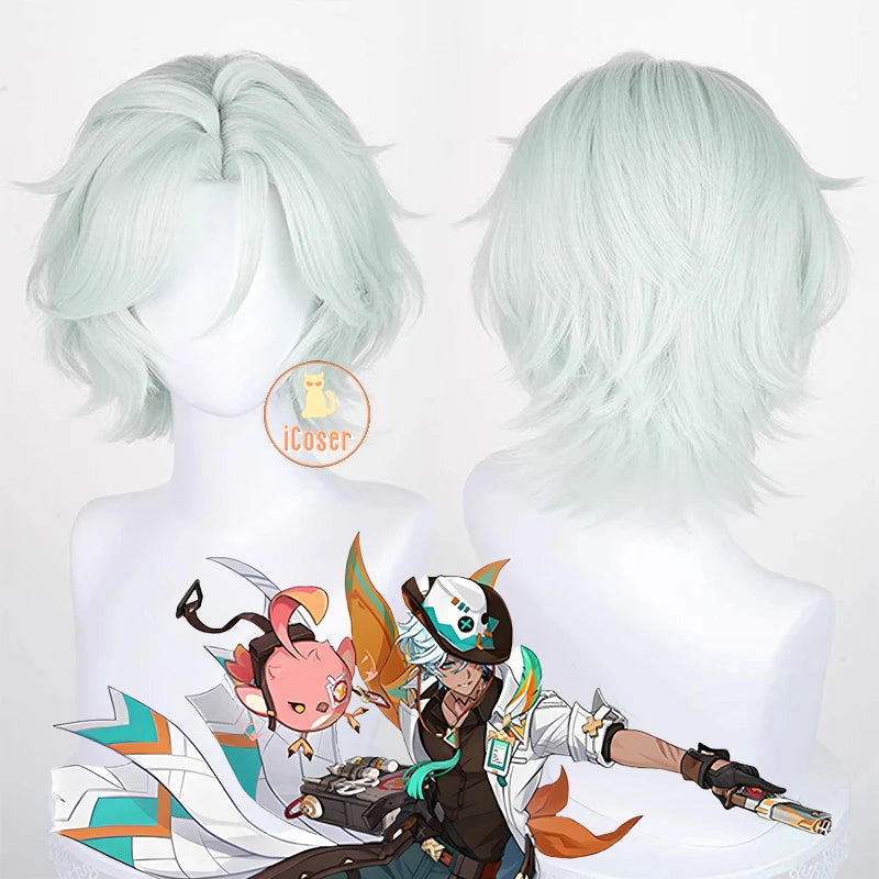 Genshin Impact Ifa Cosplay Costume Wig Uniform Hat Tlalocan Flower-Feather Clan Natlan Halloween Party for Women Men Carnival