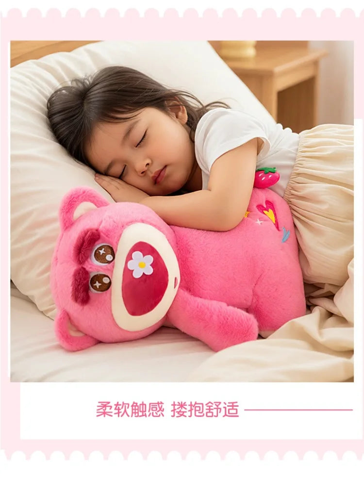 30/40/50cm Big Size Disney Lotso Kawaii Anime Plush Stuffed Doll Room Decor Cartoon Plushies Children's Pillow Holiday Gifts