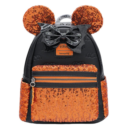 New Cute Loungefly Disney Winnie The Pooh Flower Brown Cartoon Mini Backpack Red Mickey Mouse Backpack Cute Cartoon Bag Gifts