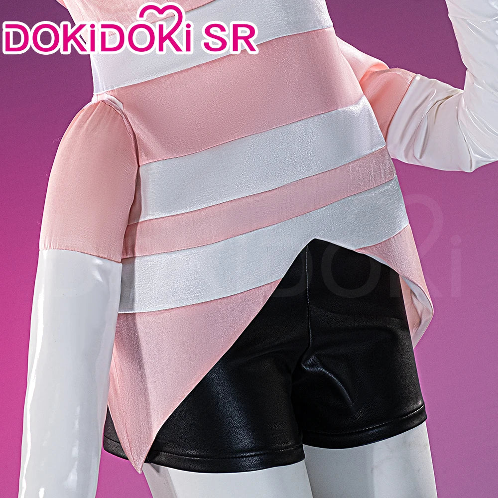 IN STOCK Angel Cosplay Costume Anime Cosplay【S-3XL】DokiDoki-SR Women Pink Uniform Angel Demon Cosplay Wig Plus Size Halloween
