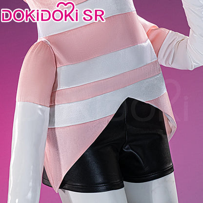 IN STOCK Angel Cosplay Costume Anime Cosplay【S-3XL】DokiDoki-SR Women Pink Uniform Angel Demon Cosplay Wig Plus Size Halloween