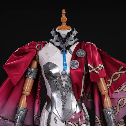 Wuthering Waves Lupa Cosplay Costume Wig Bodysuit Cloak Earrings Tail Headwear Leggings Halloween Party for Women Girls iCoser