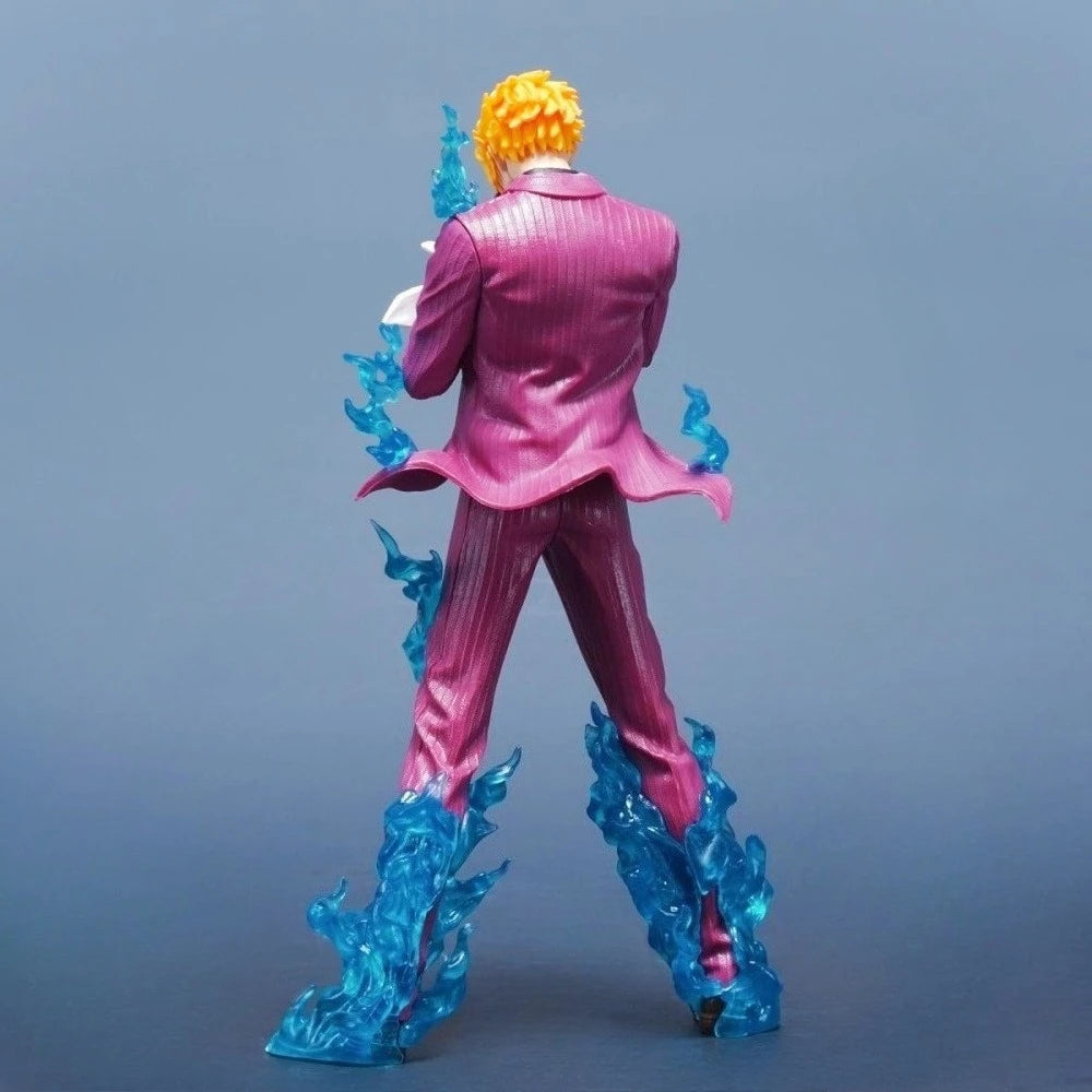 24cm Anime ONE PIECE Sanji PVC Action Figure Statue Desktop Ornament Model Toy Gift