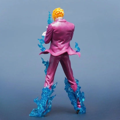 24cm Anime ONE PIECE Sanji PVC Action Figure Statue Desktop Ornament Model Toy Gift