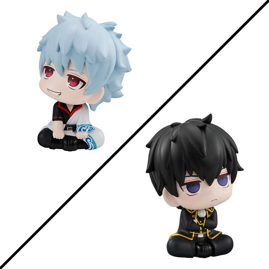 10cm Gintama Anime Figure Look Up Sakata Gintoki Action Figure Q Version Hijikata Toushirou Figurine PVC Collection Model Toys