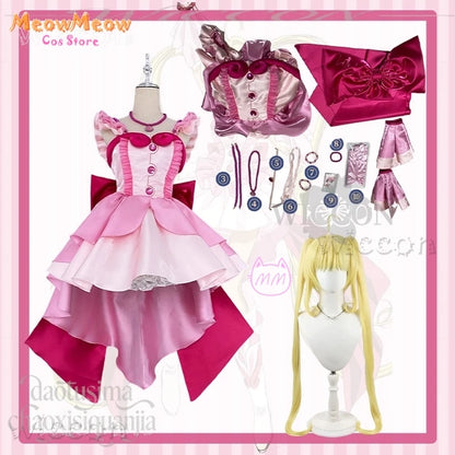 Mermaid Melody Nanami Ruchia Adult Costume Polyester Set - suitwig / S