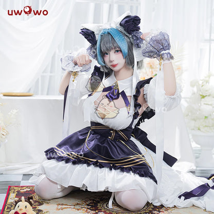 IN STOCK UWOWO Cheshire Cosplay Game Azurr Lanee Cheshire Default Cosplay Costume New outfit Halloween Costume