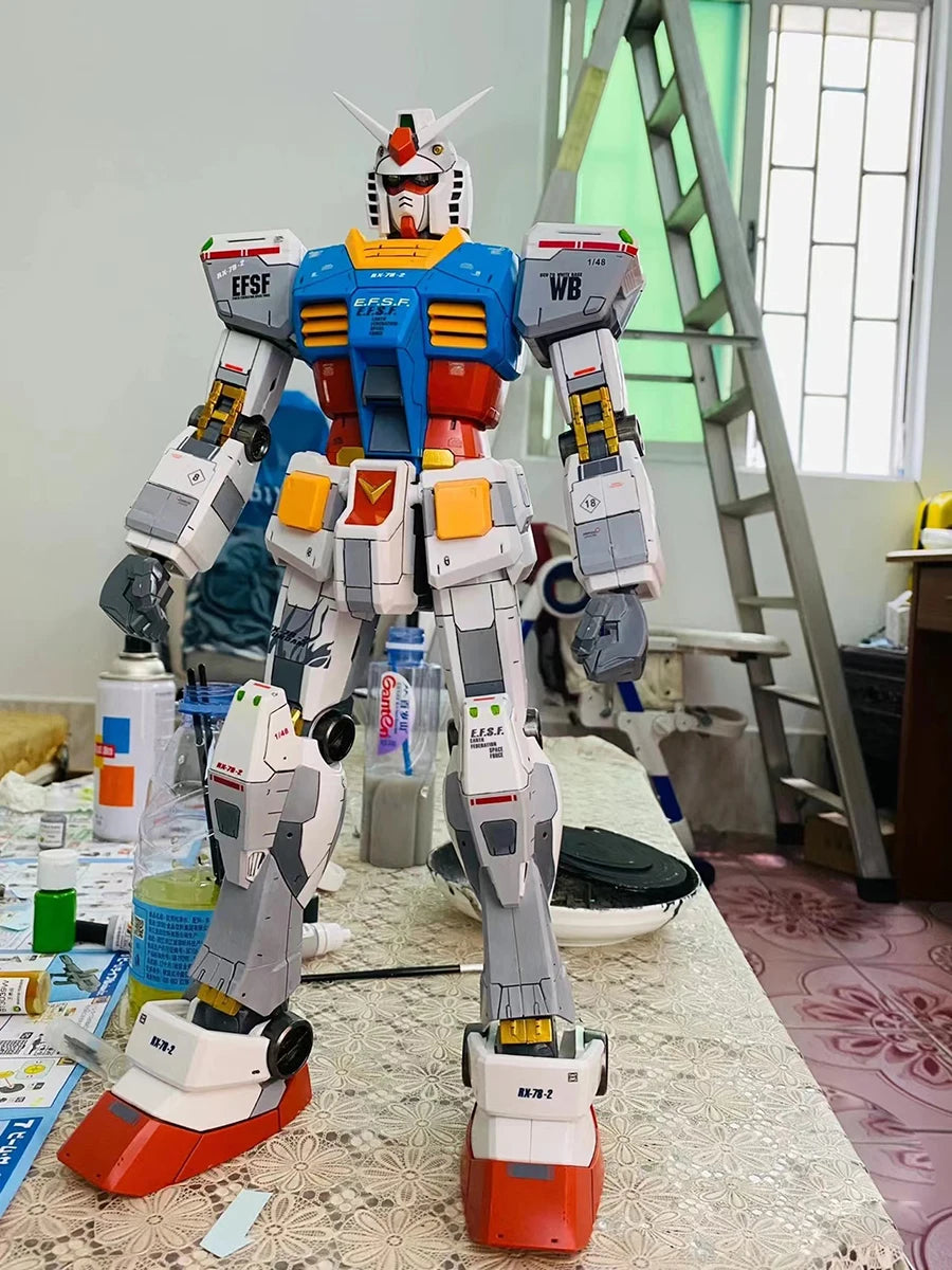 In Stock DABAN RX-78 MEGA 1/48 RX-78-2 Assembly Model Kit With Water Sticker Action Figure Model Kit Mecha Hobby Toys Gifts