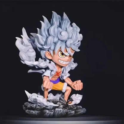 22cm One Piece Luffy Anime Figure Sun God Nika Gear 5 Luffy Figurine Pvc Action Model Statue Collectible Desk Decor Toy Gifts