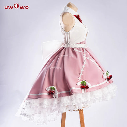 IN STOCK UWOWO Game Arknights Nightmare The Ferry Girl Cosplay Costume Pink Dress Halloween Costume