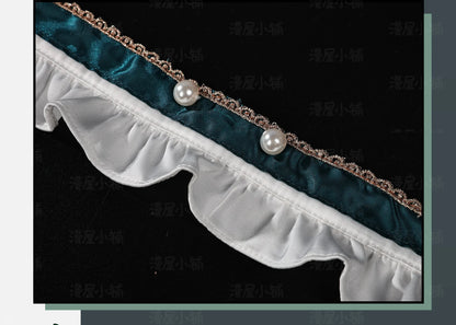 Genshin Impact Lynette Cosplay Costume Wig Uniform Dress Hat Tail Magician Skirt Lyney Fontaine Halloween Party for Women Props