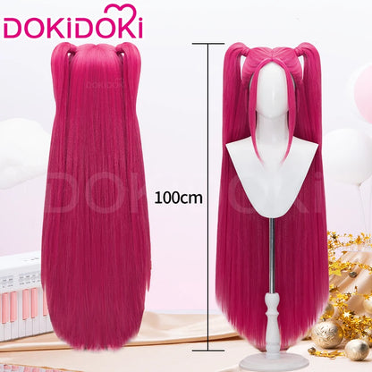 IN STOCK Rumii Zoeyy Miraa Front Lace Wig DokiDoki Women Wig 120cm Long Hair Rumii Cosplay Nails Zoeyy Hat Free Wig Cap