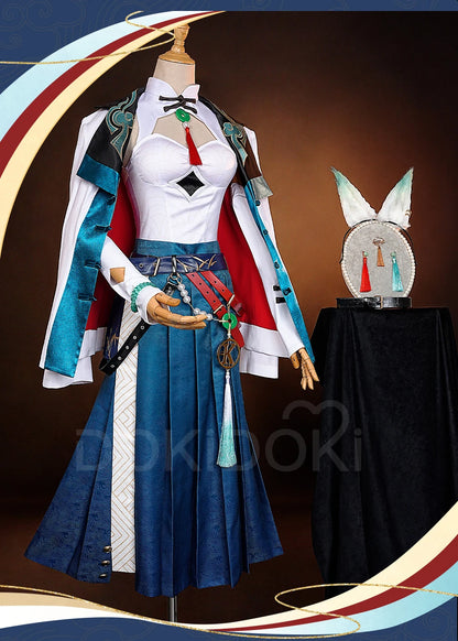 Jiaoqiu Feixiao Cosplay Costume Game Honkai: Star Rail【S-3XL】DokiDoki-R Foxian Ears Plus Size