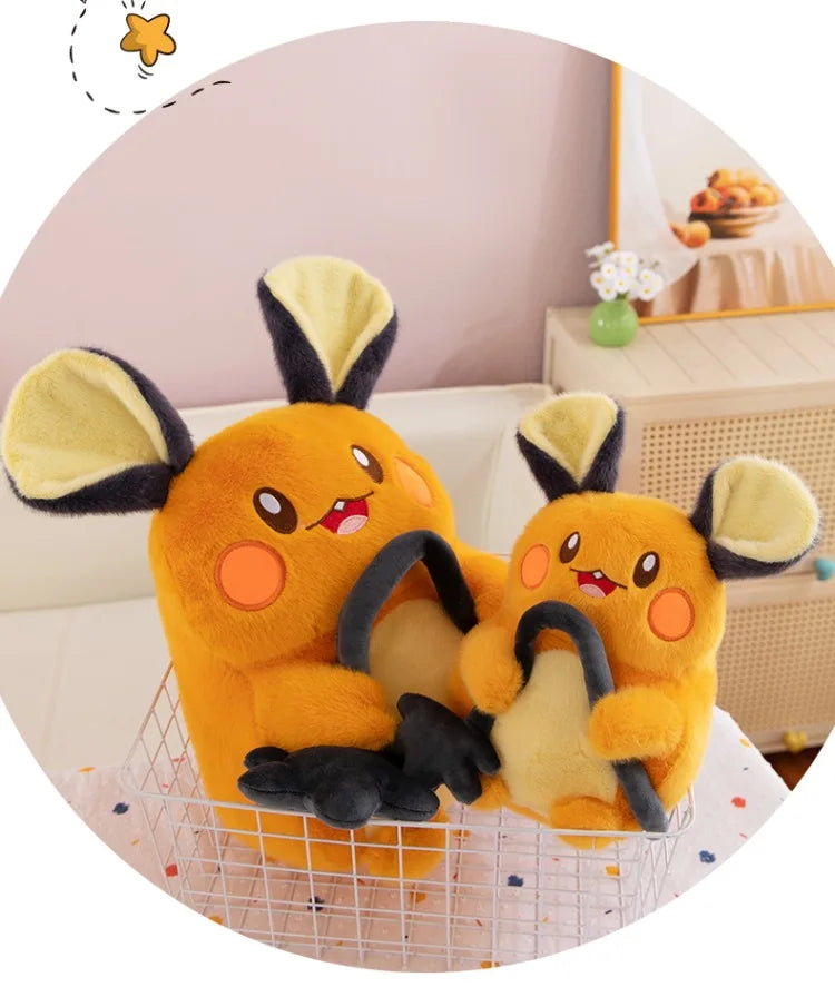 70CM Big Size Pokemon Plushies Dedenne Cartoon Anime Peluche Kawaii Ornament Comfortable Soft Doll Children Toy Cushion Gift