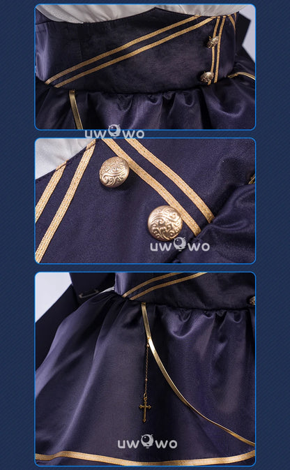 IN STOCK UWOWO Cheshire Cosplay Game Azurr Lanee Cheshire Default Cosplay Costume New outfit Halloween Costume