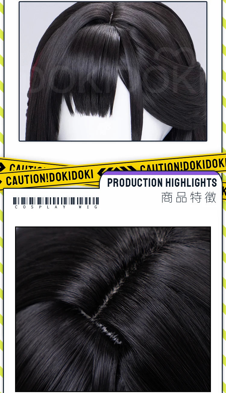 IN STOCK Cerydra Hysilens Wig Game Honkai: Star Rail Cosplay DokiDoki HSR Women 100cm Wig Hysilens Cosplay Headwear Free Cap