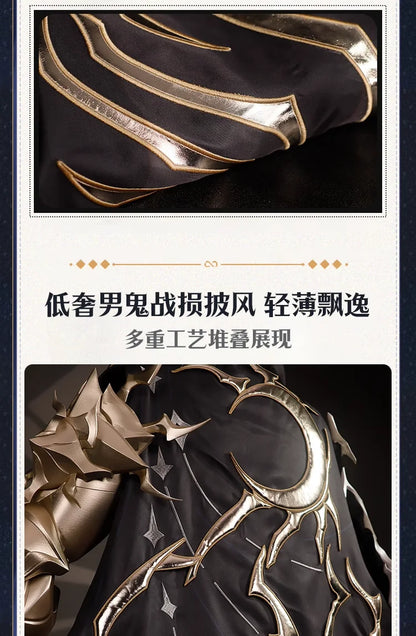 iCoser Honkai Star Rail Flame Reaver Cosplay Costume Uniform Cloak Ember Raider Mask Festival Halloween Party for Women Girls
