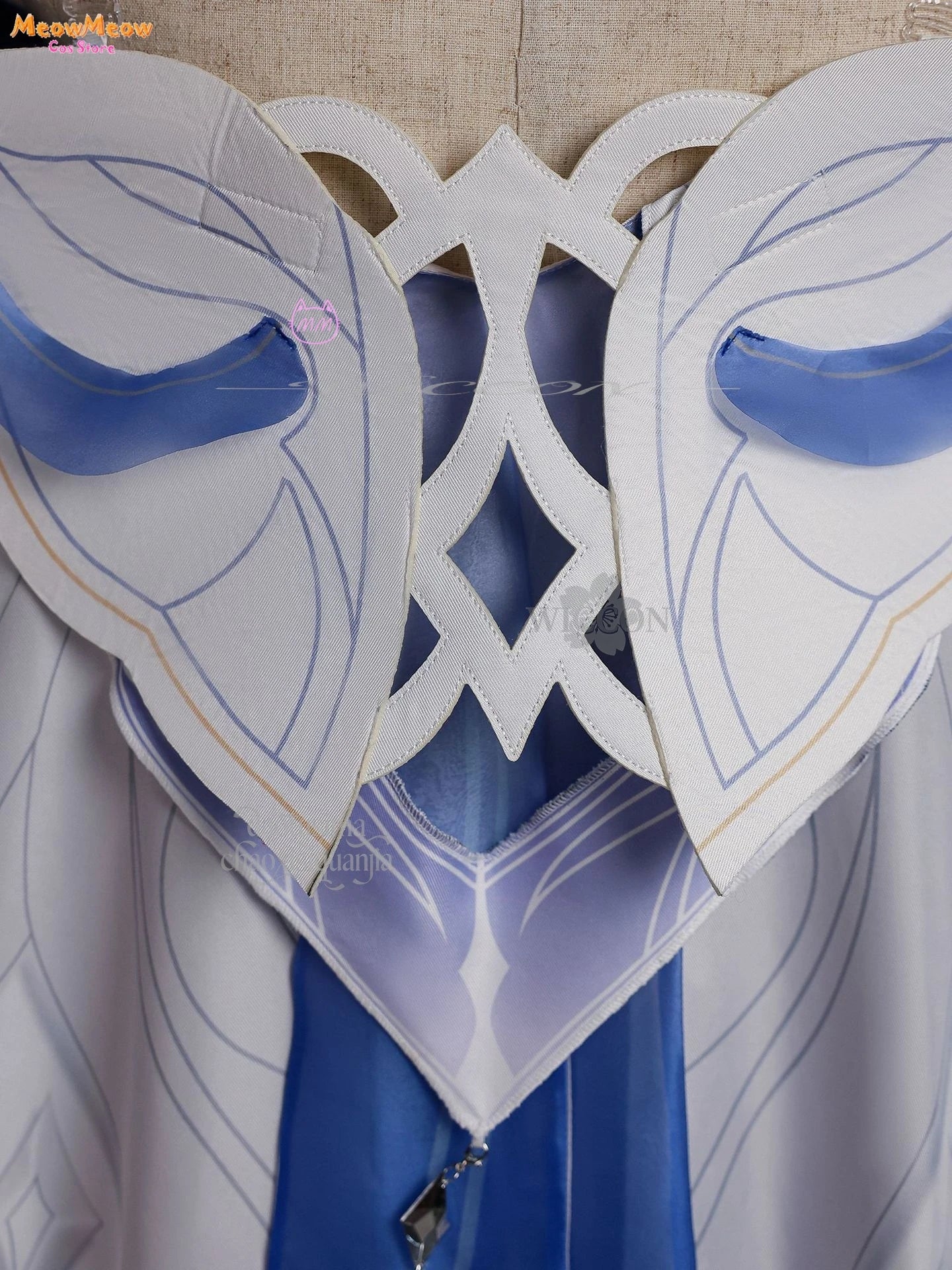 Genshin Impact Moon Goddess Columbina Cosplay Suit Polyester