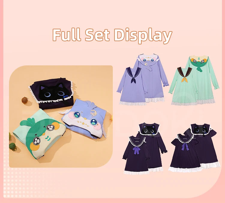 IN STOCK Robin Firefly Doujin Cosplay Costume Game Honkai: Star Rail DokiDoki-SR Women Summer Cute Pajamas