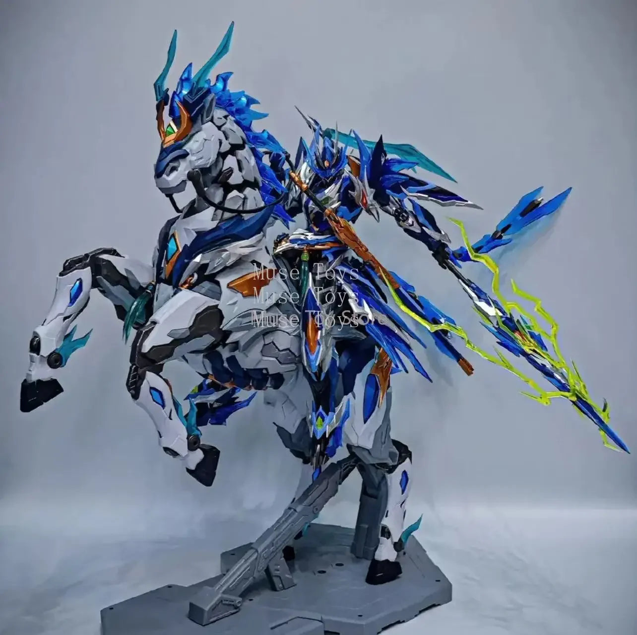 Motor Nuclear Mnp-Xh05 Zhao Yun Tianyou Star Dragon Gallbladder Tiger General Yulan White Horse Model Collection Gift