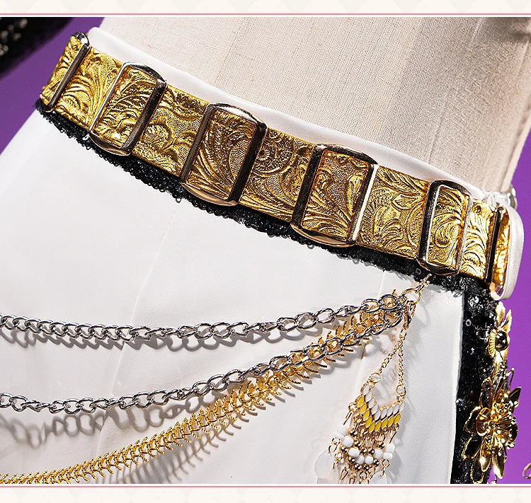 【Last Batch】IN STOCK Zoeyy Miraa Rumii Cosplay Costume【XS-3XL】DokiDoki-N Golden Costume Zoeyy Miraa Rumii Cosplay Plus Size