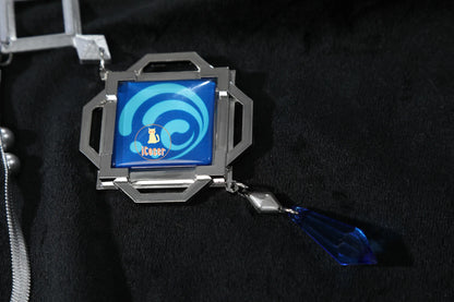 Genshin Impact Yelan Tranquil Banquet Cosplay Costume Wig Dress New Skin Uniform Outfit Halloween Party for Women Girls Props