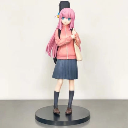 BOCCHI THE ROCK! Gotoh Hitori PVC Action Figure Anime Guitar Girl Backpack Pose Hitori Chan Cute Desk Decor Fan Collectible Gift