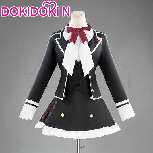Yui Komori Cosplay Costume Anime Diabolik Lovers Cosplay 【XS-3XL】DokiDoki-N Women Black Cute Uniform Costume Komori Yui Cosplay