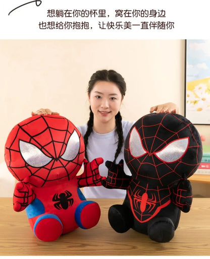 Spider Man Plush Dolls Toys 25/35/45CM Marvel Figure Model Plushies Stuffed Doll Home Room Decor Peluche Pillow Birthday Gifts
