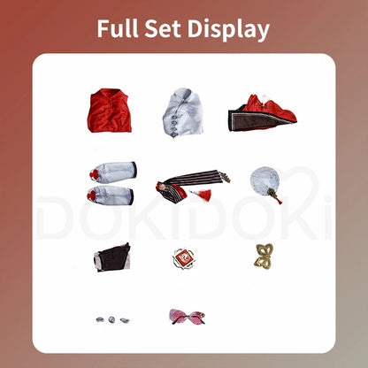 IN STOCK Xiangling Cosplay Costume Game Genshin Impact【XS-3XL】DokiDoki-N New Skin Cherries Snow-Laden Plus Size