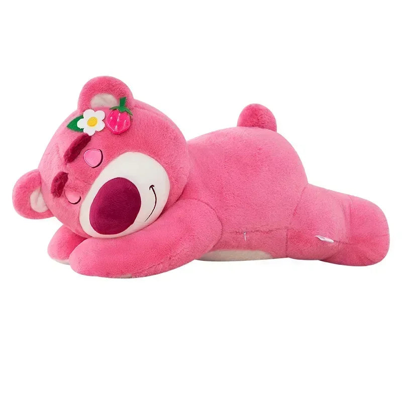 110cm Big Size Disney Lotso Leather Cartoon Anime Plush Stuffed Doll Room Kawai Plushies Pillow Ornaments Children Holiday Gifts