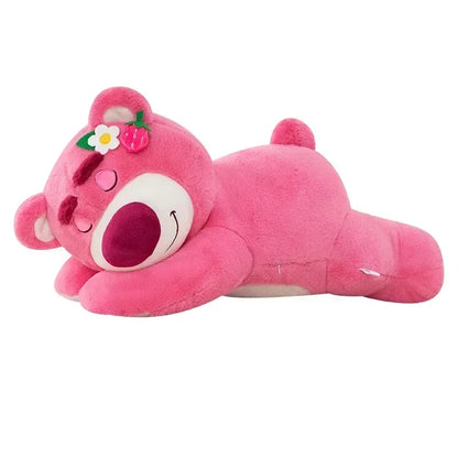110cm Big Size Disney Lotso Leather Cartoon Anime Plush Stuffed Doll Room Kawai Plushies Pillow Ornaments Children Holiday Gifts