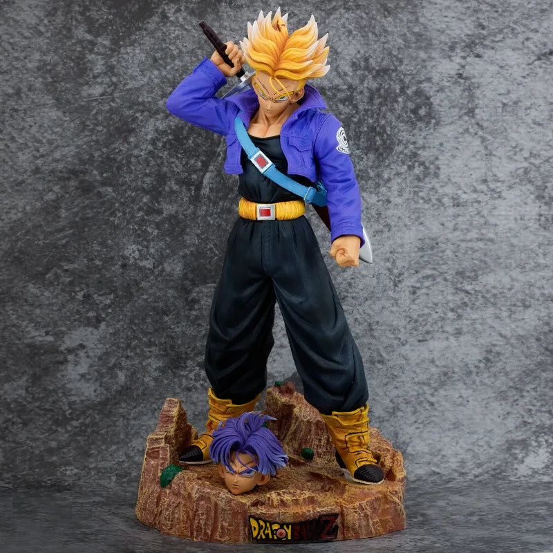 23CM Dragon Ball Z Anime Figurine Trunks Figure Super Saiyan Trunks Pvc Model Statue Doll Collection Decoration Toys Gift