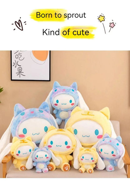 27-47cm Aoger Japanese Cartoon Girlish Heart Cinnamoroll Cute Plushie Toy Soft Stuffed Dolls Toys For Children'S Birthday Gift