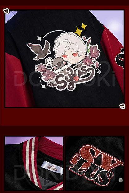 Sylus Doujin Cosplay Costume Game Love and Deepspace DokiDoki-R Men Women Daily Baseball Jacket Sylus Cosplay Coat