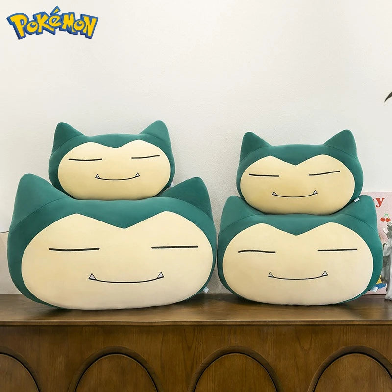 55/65/80CM Big Size Pokemon Snorlax‌ Plushies Kabigon Kawaii Cartoon Anime Plush Bolster Comfortable Soft Doll Children Gift