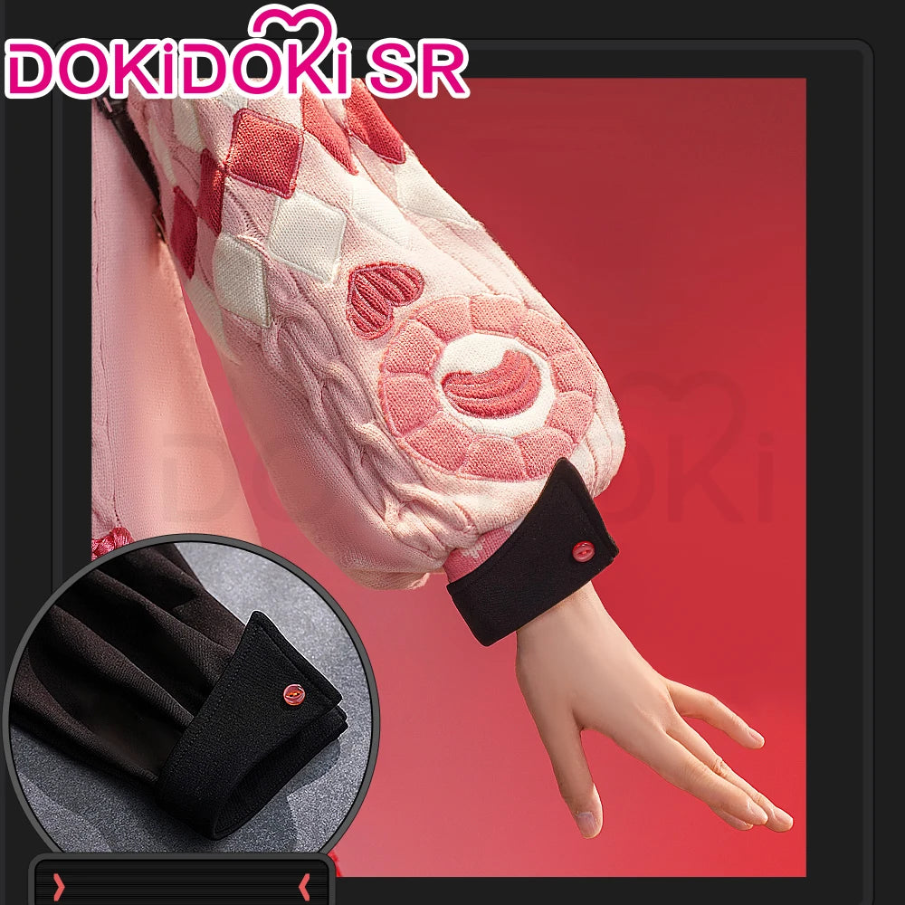 Ukinami Yuzuha Cosplay Costume Game Zenless Zone Zero DokiDoki-SR ZZZ Women Cute Pink Sweater Yuzuha Halloween Cosplay