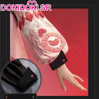 Ukinami Yuzuha Cosplay Costume Game Zenless Zone Zero DokiDoki-SR ZZZ Women Cute Pink Sweater Yuzuha Halloween Cosplay