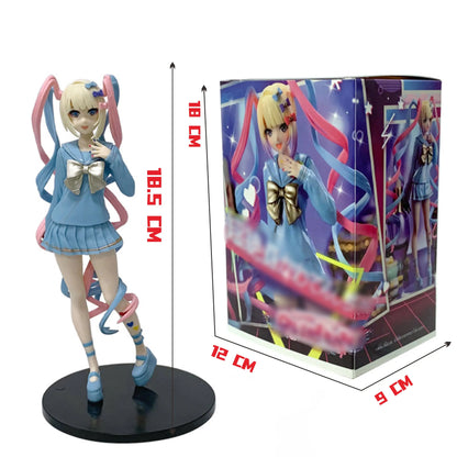 Million-Follower Streamer Girl | Super Cute Hana & Tenshi-chan Figure Merchandise | Decoration, Collection, Gift for Holidays