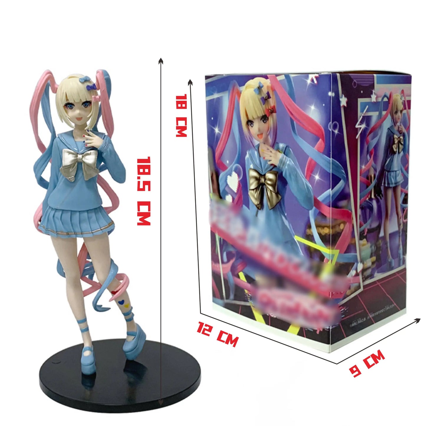 NEEDY GIRL OVERDOSE | Rain & Tenshi-chan Bishojo Figure | Game Peripheral, Decoration, Collection, Holiday Gift