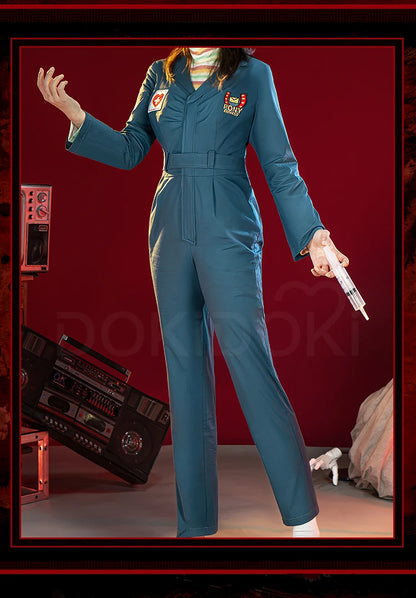 IN STOCK Anya Curly Daisuke Cosplay Costume Game Mouthwashing【XS-3XL】DokiDoki-R Uniform Halloween Anya Cosplay Wig Plus Size