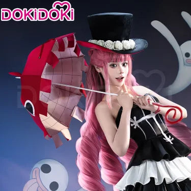Peronaa Cosplay Costume【S-3XL】DokiDoki-SR Women Cute Dress Ghost Princess Cosplay Hat Umbrella Plus Size