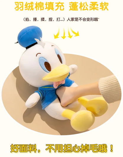 Disney Donald Duck Daisy Giant Plush Dolls Hot Toys Kawaii Soft Pillow Stuffed Animal Couple Dolls Birthday Xmas Gifts for Kids