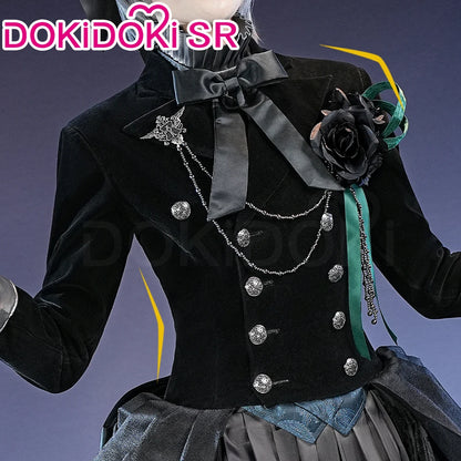 IN STOCK Ciel Phantomhive Cosplay Costume Anime DokiDoki-SR Ciel Black Rose Costume Men Cosplay Halloween