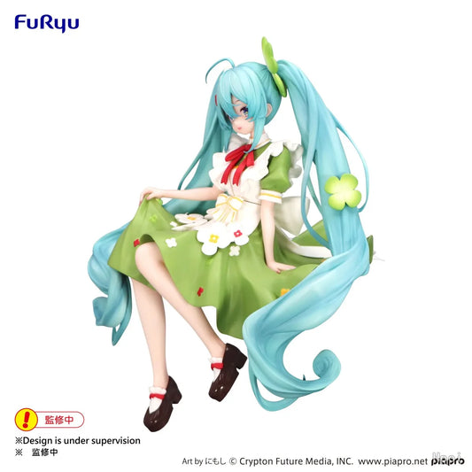 15CM Hatsune Miku Figure Anime Noodle Stopper Proportional Humanoid Cute Flower Fairy Model Toy Gift Collection Model Dolls