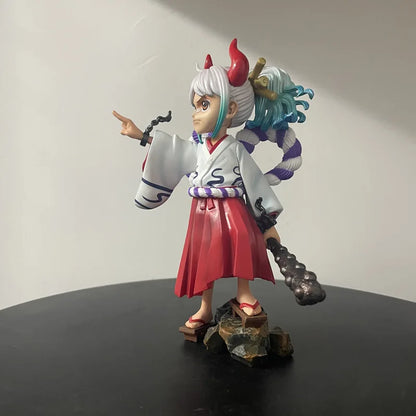 17cm One Piece Wano Country Childhood Yamato Figure PVC Anime Statue Beautiful Girl Model Desk Decor Collection Gift Xmas Gift