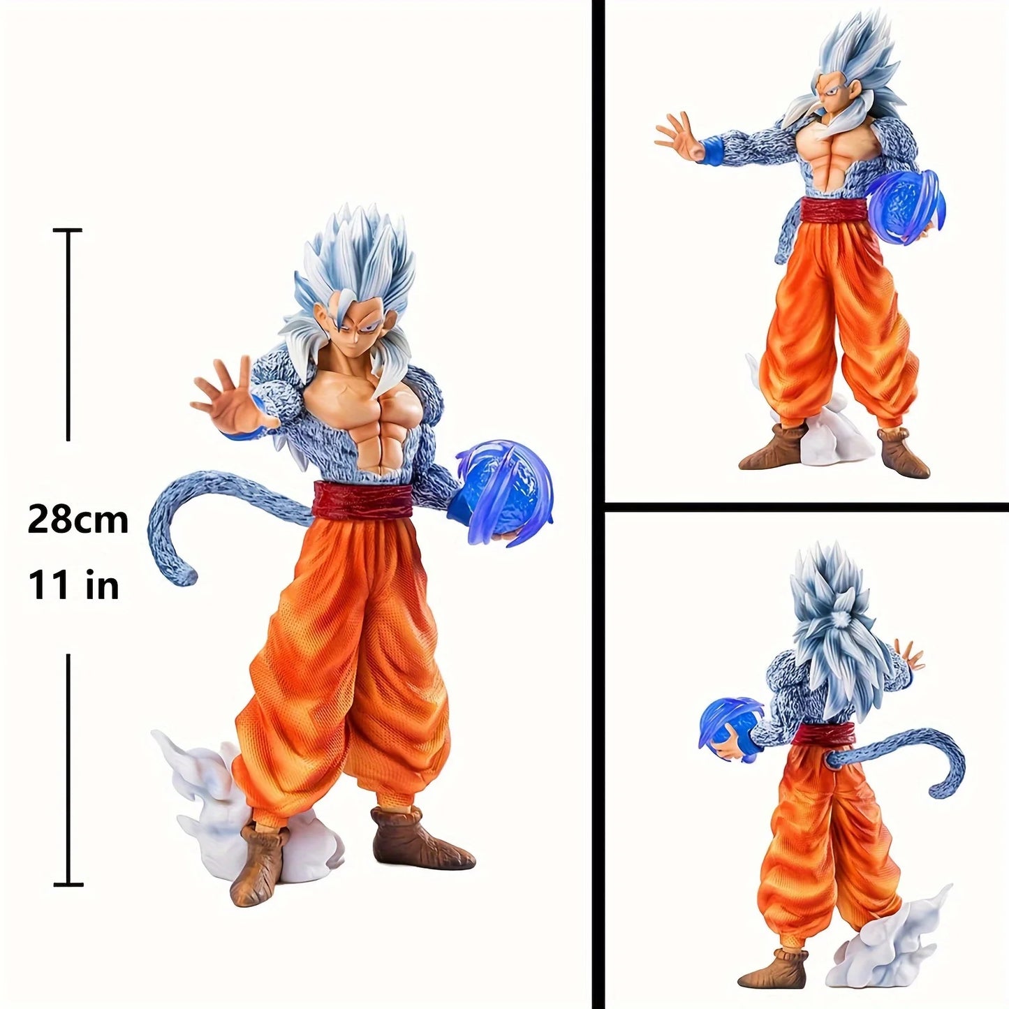 28cm/11in Anime Dragon Ball Z SSJ4 Gohan Figure DBZ Super Saiyan 4 Action Figures PVC Statue Collection Model Toys Gifts