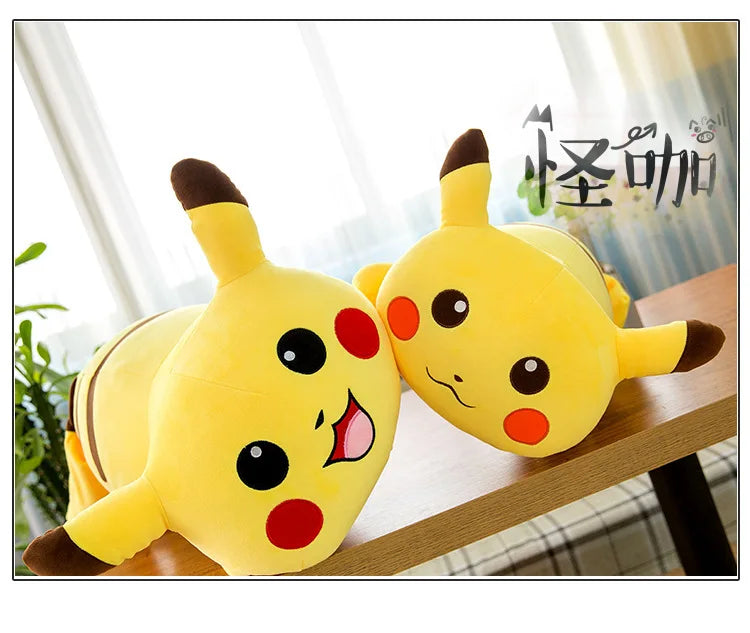 50/70/85cm Big Size Pokemon Pikachu Anime Plush Stuffed Doll Room Decoration Plushies Pillow Peluche Ornaments Children's Gifts