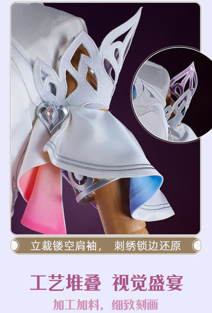 Honkai Star Rail Cyrene Cosplay Costume Wig Dress New Skin Uniform Metal Accessory Elysia Amphoreus Halloween Party Women Girls